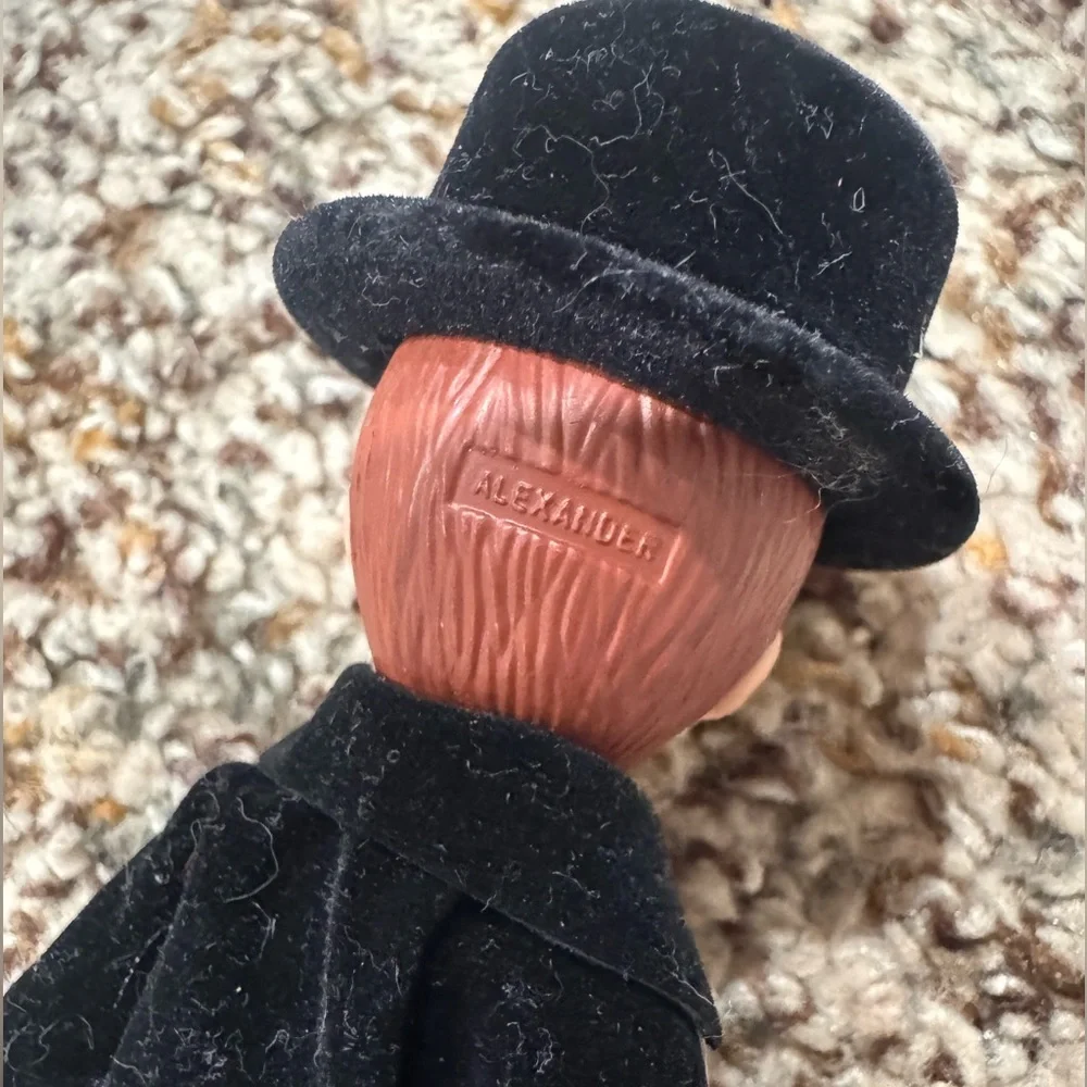 Madame Alexander Bride and Groom Dolls in Black and White Attire